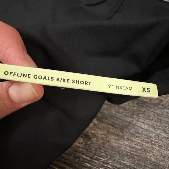 Offline by Aerie Black High Rise Biker Shorts BUNDLE XS - Picture 4 of 5